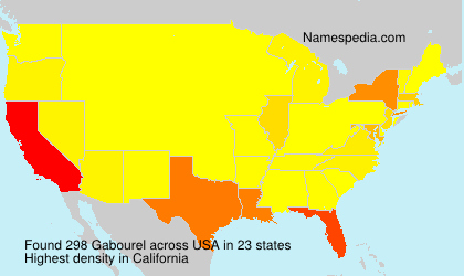 Surname Gabourel in USA Surname Gabourel in USA