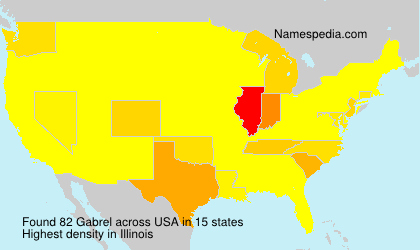 Surname Gabrel in USA Surname Gabrel in USA