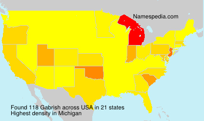Surname Gabrish in USA Surname Gabrish in USA