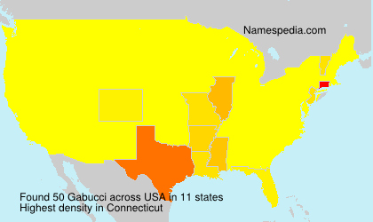 Surname Gabucci in USA Surname Gabucci in USA