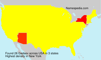 Surname Gadaev in USA Surname Gadaev in USA