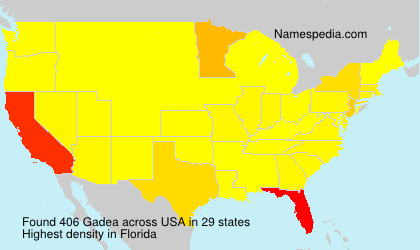 Surname Gadea in USA Surname Gadea in USA