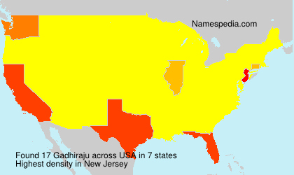 Surname Gadhiraju in USA Surname Gadhiraju in USA