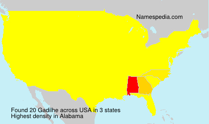 Surname Gadilhe in USA Surname Gadilhe in USA