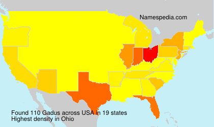 Surname Gadus in USA Surname Gadus in USA