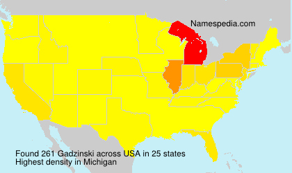 Surname Gadzinski in USA Surname Gadzinski in USA