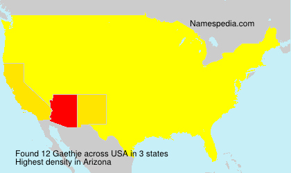 Surname Gaethje in USA Surname Gaethje in USA