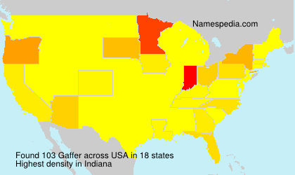 Surname Gaffer in USA Surname Gaffer in USA