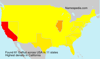Surname Gaffud in USA Surname Gaffud in USA