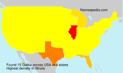 Surname Gafka in USA Surname Gafka in USA
