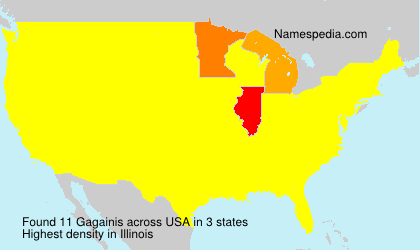 Surname Gagainis in USA Surname Gagainis in USA