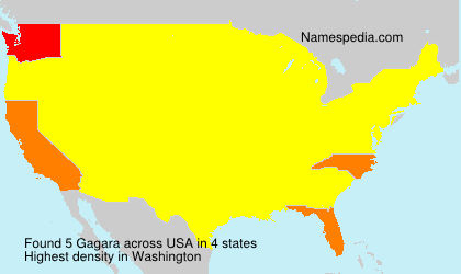 Surname Gagara in USA Surname Gagara in USA
