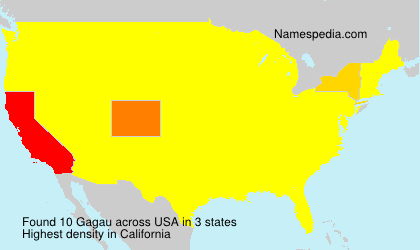 Surname Gagau in USA Surname Gagau in USA