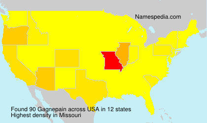 Surname Gagnepain in USA Surname Gagnepain in USA