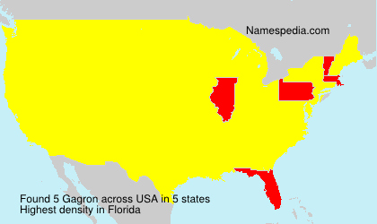 Surname Gagron in USA Surname Gagron in USA