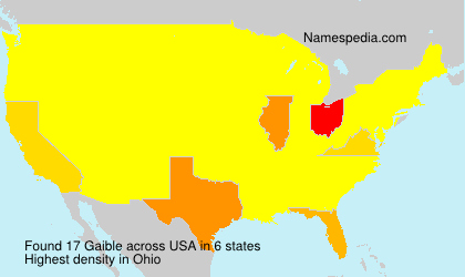 Surname Gaible in USA Surname Gaible in USA