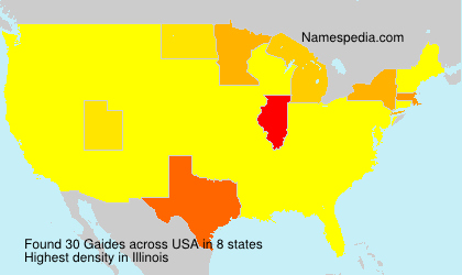 Surname Gaides in USA