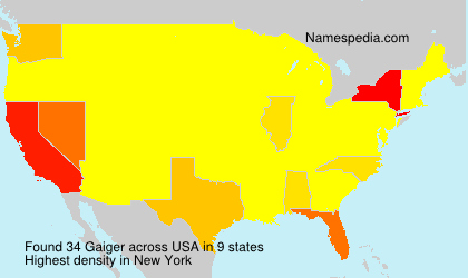 Surname Gaiger in USA Surname Gaiger in USA