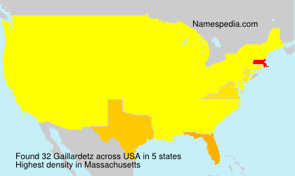 Surname Gaillardetz in USA Surname Gaillardetz in USA