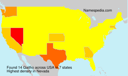 Surname Gaitho in USA Surname Gaitho in USA