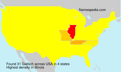 Surname Gaitsch in USA Surname Gaitsch in USA
