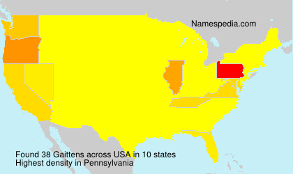 Surname Gaittens in USA Surname Gaittens in USA