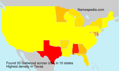 Surname Gaitwood in USA Surname Gaitwood in USA
