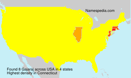 Surname Gajaraj in USA Surname Gajaraj in USA