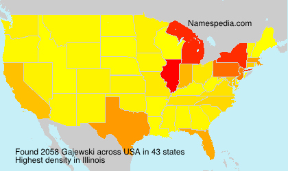 Surname Gajewski in USA Surname Gajewski in USA