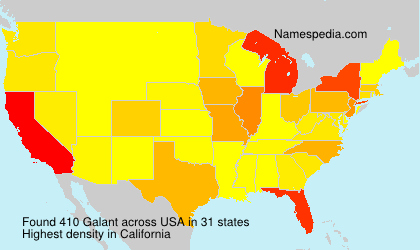 Surname Galant in USA Surname Galant in USA