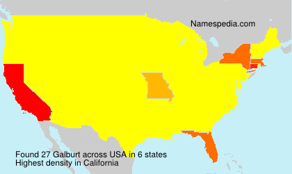 Surname Galburt in USA Surname Galburt in USA