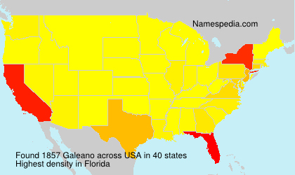 Surname Galeano in USA Surname Galeano in USA
