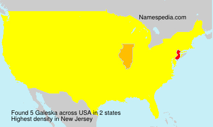 Surname Galeska in USA Surname Galeska in USA