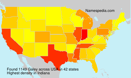 Surname Galey in USA Surname Galey in USA