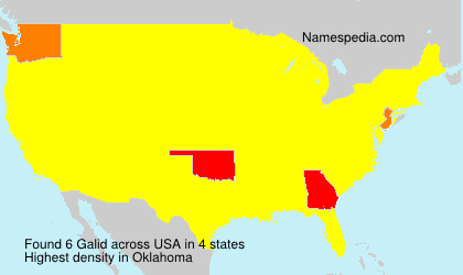 Surname Galid in USA Surname Galid in USA