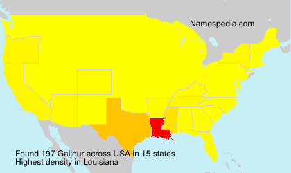 Surname Galjour in USA Surname Galjour in USA