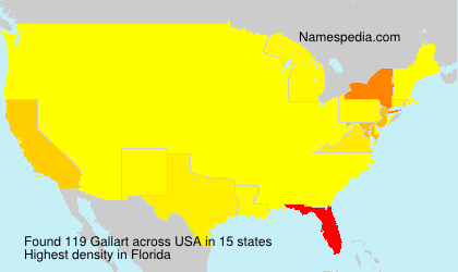 Surname Gallart in USA Surname Gallart in USA