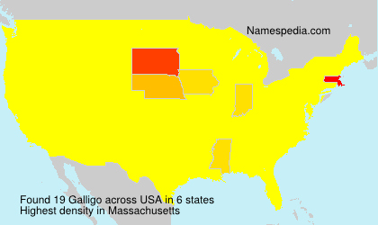 Surname Galligo in USA Surname Galligo in USA