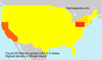 Surname Gallonio in USA Surname Gallonio in USA