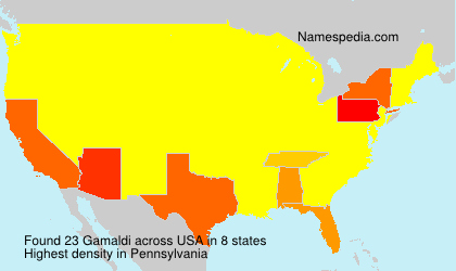 Surname Gamaldi in USA Surname Gamaldi in USA