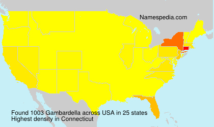 Surname Gambardella in USA Surname Gambardella in USA