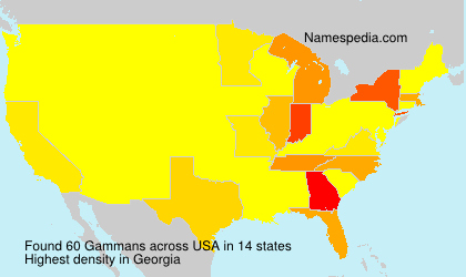 Surname Gammans in USA Surname Gammans in USA
