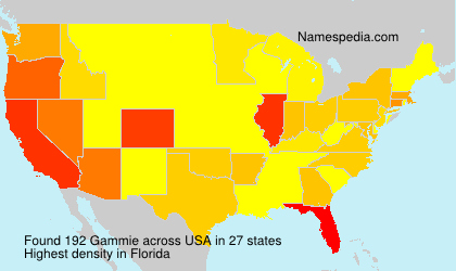 Surname Gammie in USA Surname Gammie in USA