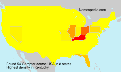 Surname Gampfer in USA Surname Gampfer in USA