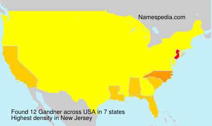 Surname Gandner in USA Surname Gandner in USA