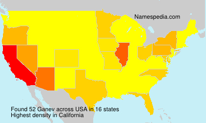 Surname Ganev in USA Surname Ganev in USA