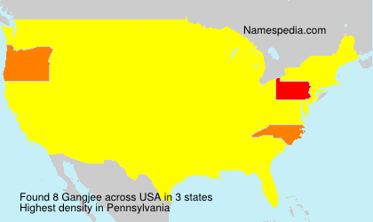 Surname Gangjee in USA Surname Gangjee in USA