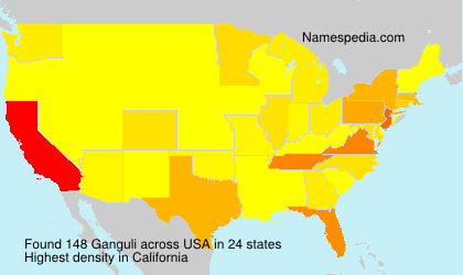 Surname Ganguli in USA