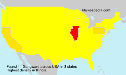 Surname Gangware in USA Surname Gangware in USA