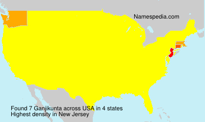 Surname Ganjikunta in USA Surname Ganjikunta in USA